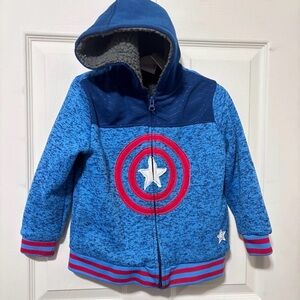 Marvel Gray Fleece Jacket